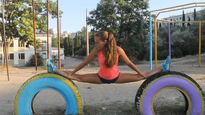 Ukraynada yeni akım: Parkta spor