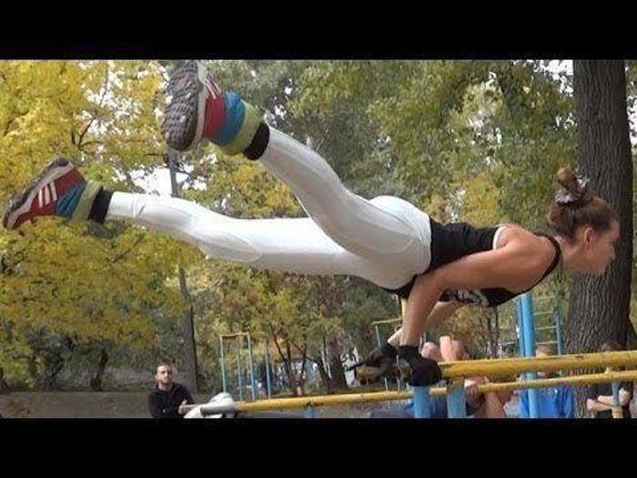 Ukraynada yeni akım: Parkta spor