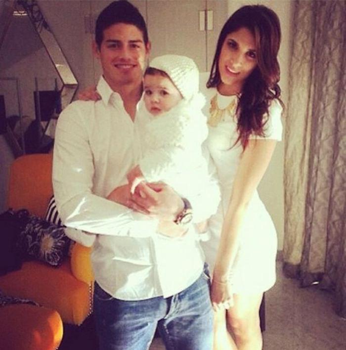 Mutlu aile babası: James Rodriguez