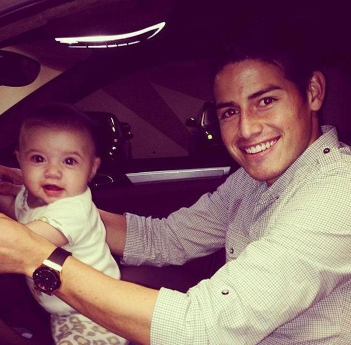 Mutlu aile babası: James Rodriguez