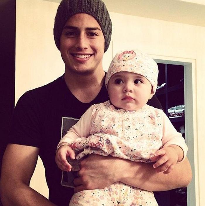 Mutlu aile babası: James Rodriguez