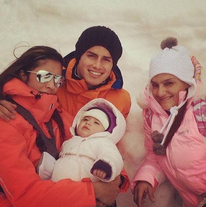 Mutlu aile babası: James Rodriguez