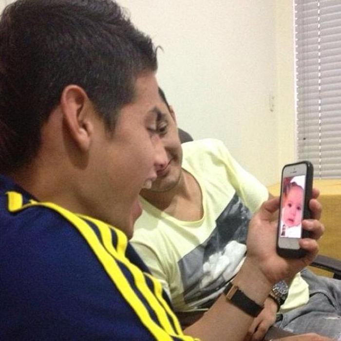 Mutlu aile babası: James Rodriguez