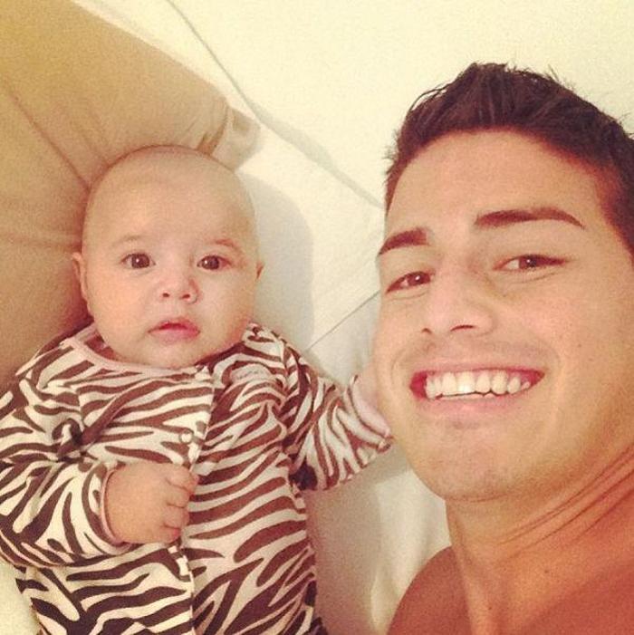Mutlu aile babası: James Rodriguez