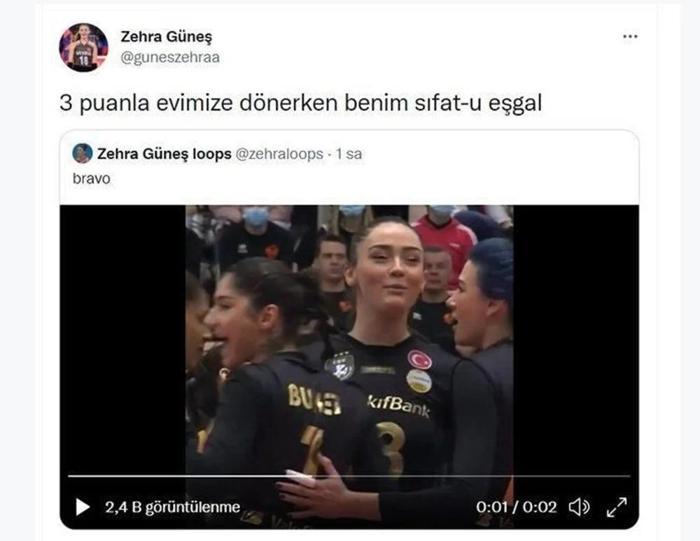 Zehra Güneş de sosyal medyadaki akıma uydu