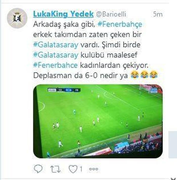 Galatasaray - Fenerbahçe kadın futbol takımları maçına gelen sosyal medya paylaşımları