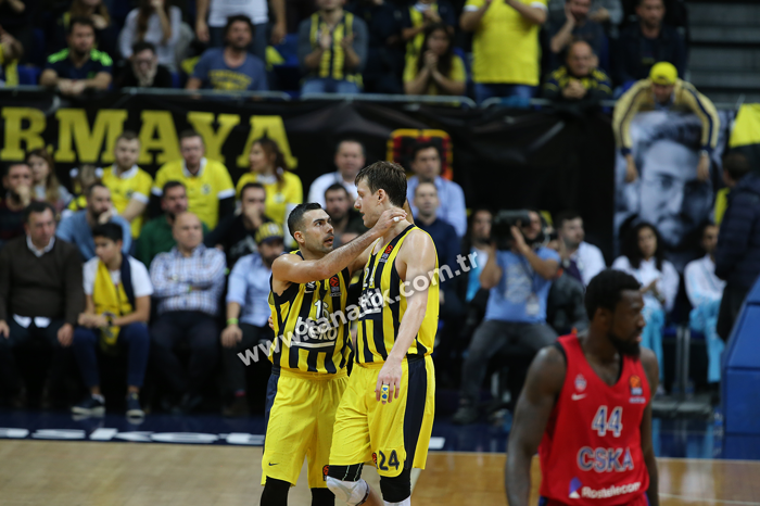 Fenerbahçe Beko - CSKA Moskova maçından kareler