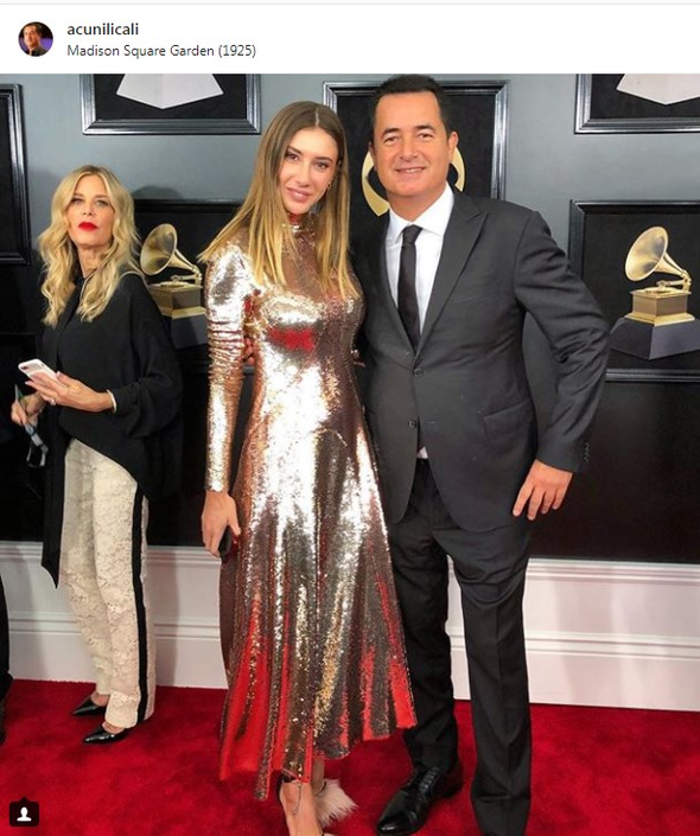 Acun Ilıcalı ve Şeyma Subaşı Grammy Ödül Töreninde