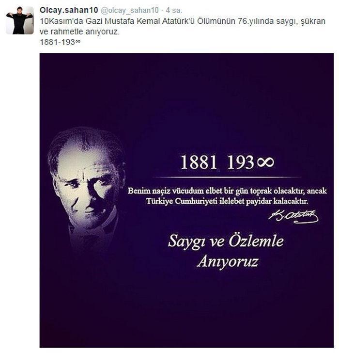 Spor Dünyası Mustafa Kemal Atatürkü andı
