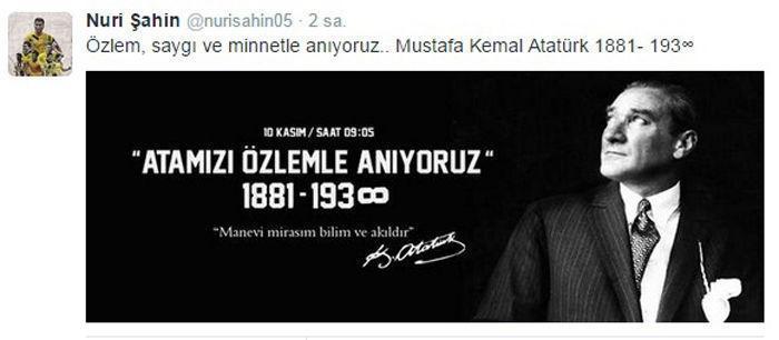 Spor Dünyası Mustafa Kemal Atatürkü andı