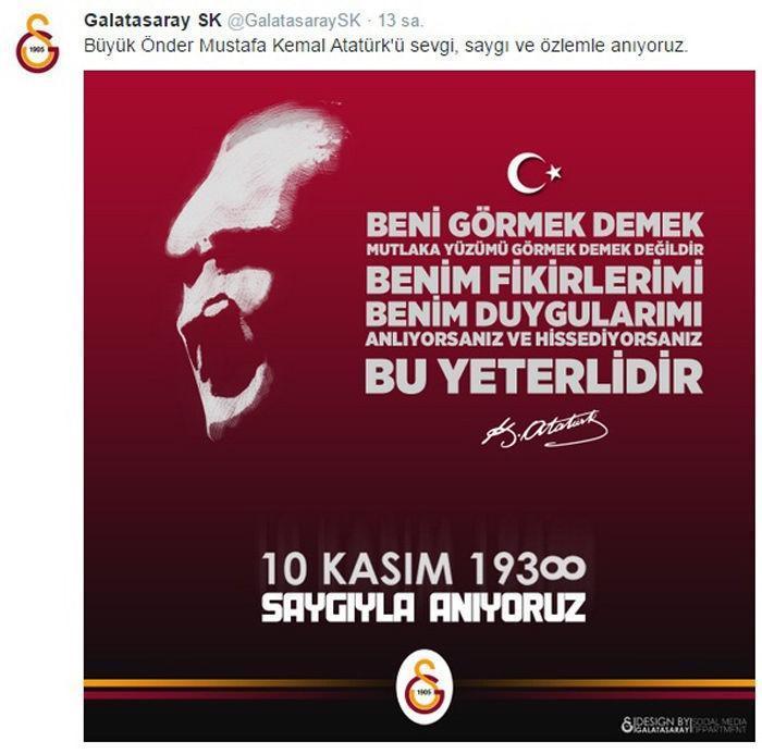 Spor Dünyası Mustafa Kemal Atatürkü andı