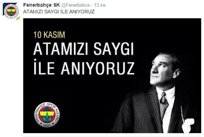 Spor Dünyası Mustafa Kemal Atatürkü andı