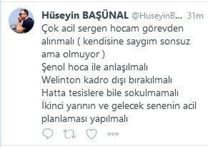 Beşiktaş taraftarından Welinton tepkisi