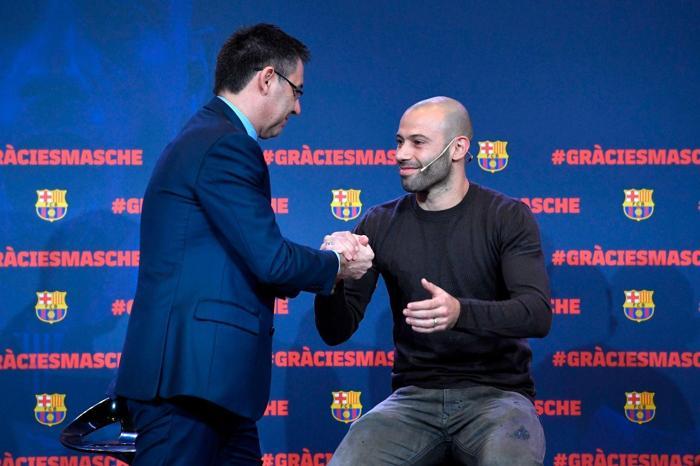 Javier Mascherano Barcelonaya veda etti
