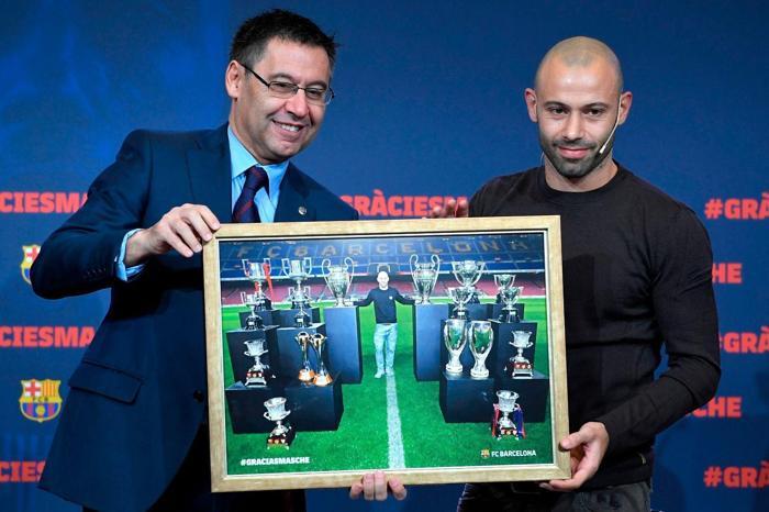 Javier Mascherano Barcelonaya veda etti
