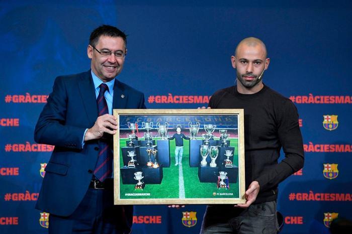 Javier Mascherano Barcelonaya veda etti