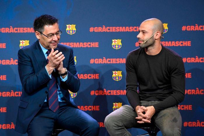 Javier Mascherano Barcelonaya veda etti