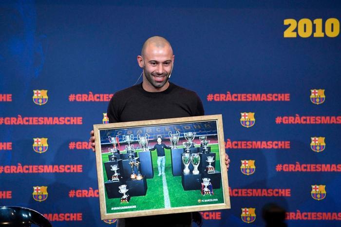 Javier Mascherano Barcelonaya veda etti
