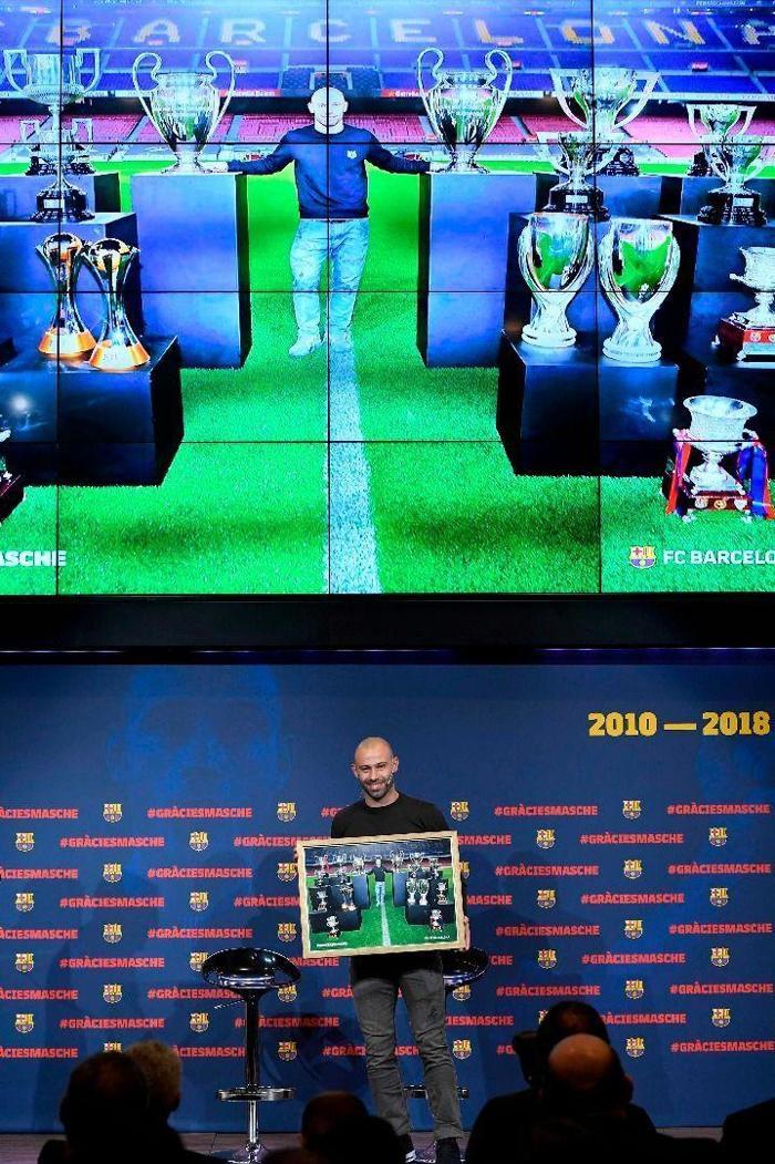Javier Mascherano Barcelonaya veda etti