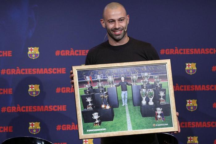 Javier Mascherano Barcelonaya veda etti