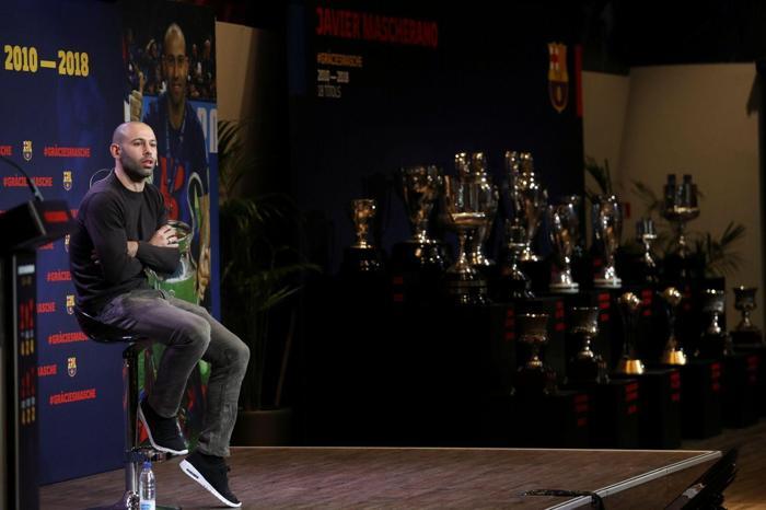 Javier Mascherano Barcelonaya veda etti