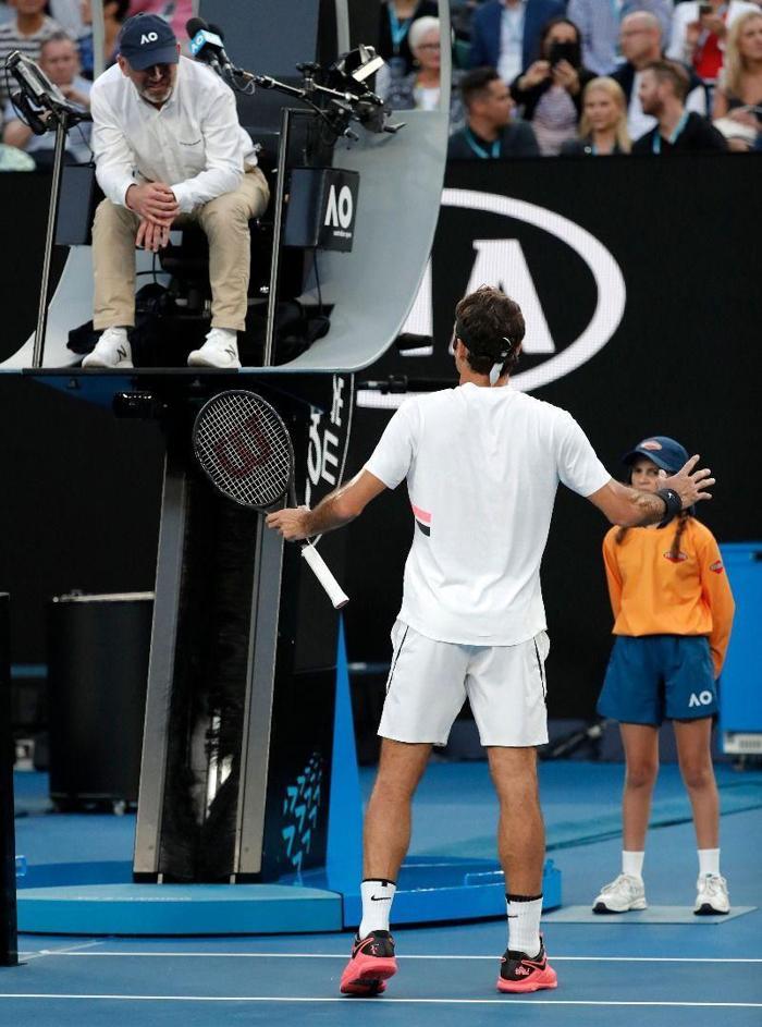 Roger Federer çılgına döndü
