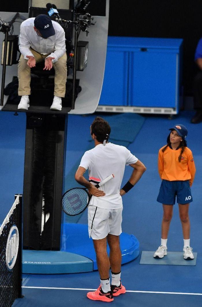 Roger Federer çılgına döndü