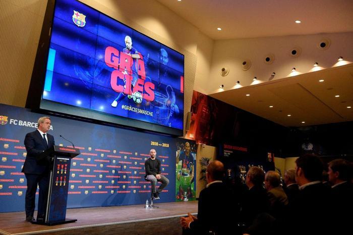Javier Mascherano Barcelonaya veda etti