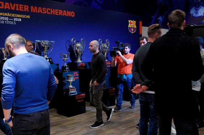 Javier Mascherano Barcelonaya veda etti