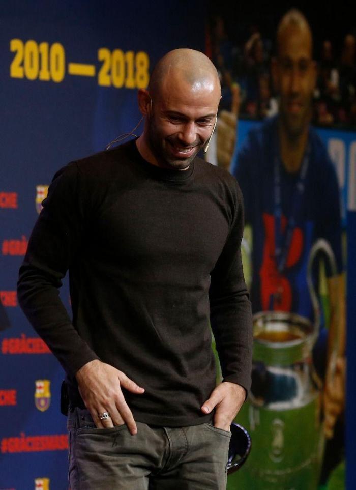 Javier Mascherano Barcelonaya veda etti