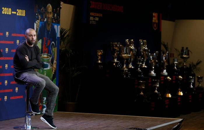 Javier Mascherano Barcelonaya veda etti