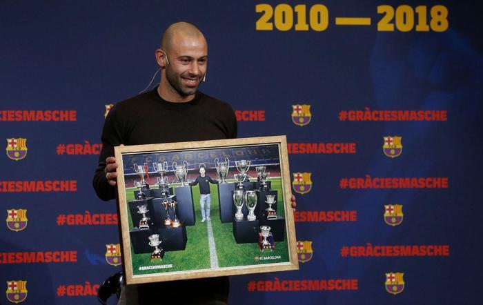 Javier Mascherano Barcelonaya veda etti