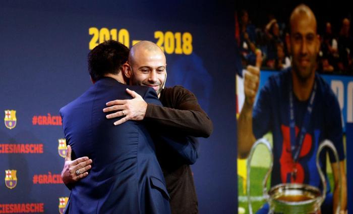Javier Mascherano Barcelonaya veda etti