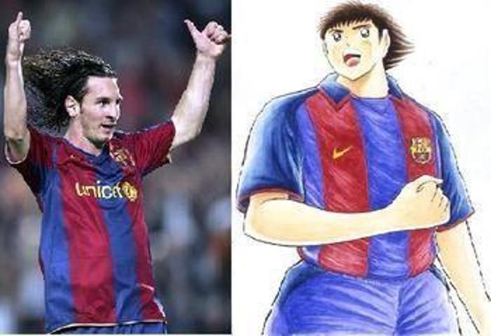 LIONEL MESSI KAPTAN TSUBASA