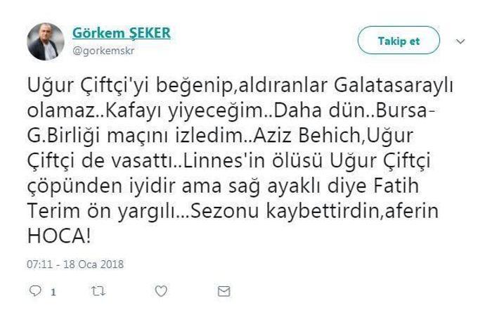 Uğur Çiftçi adını duyan Galatasaray taraftarı çıldırdı
