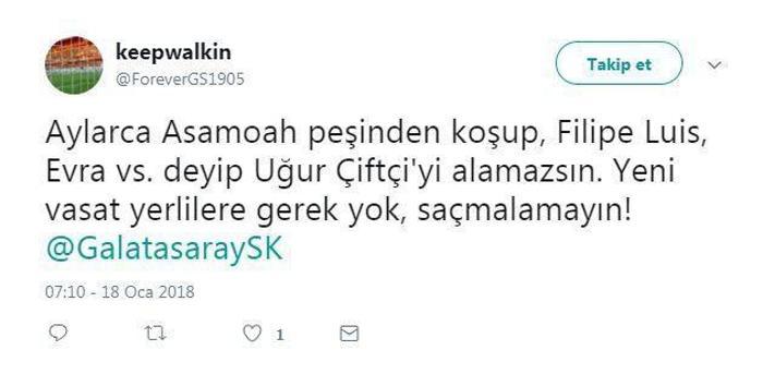 Uğur Çiftçi adını duyan Galatasaray taraftarı çıldırdı