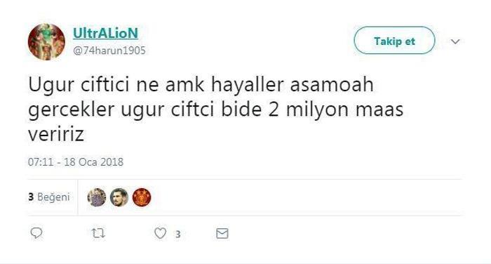 Uğur Çiftçi adını duyan Galatasaray taraftarı çıldırdı