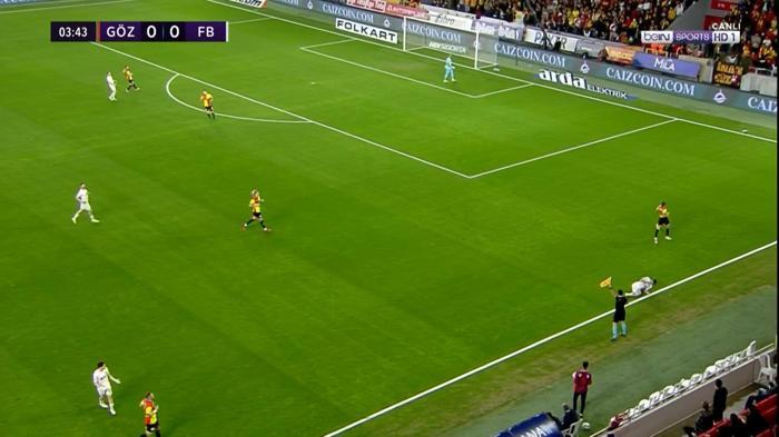 Göztepe-Fenerbahçe maçında korkutan an: İrfan Can Kahveci...