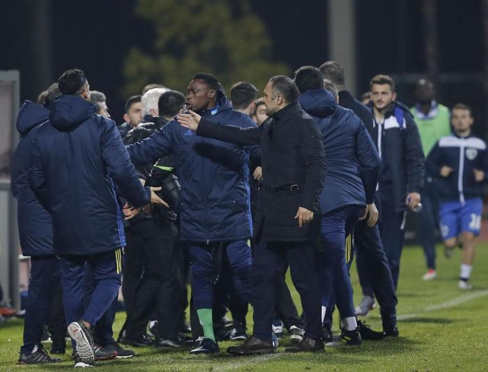 Fenerbahçe-Kukesi maçına damga vuran olay