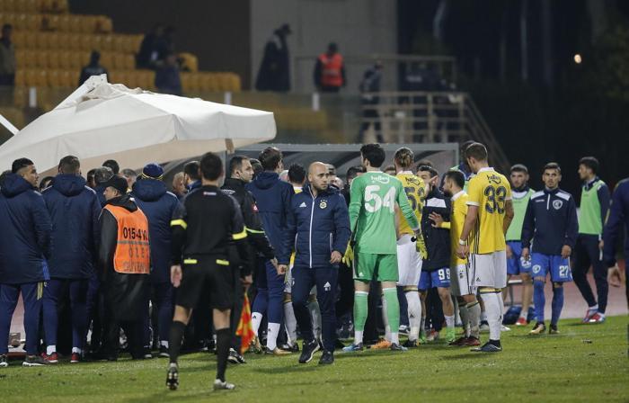 Fenerbahçe-Kukesi maçına damga vuran olay