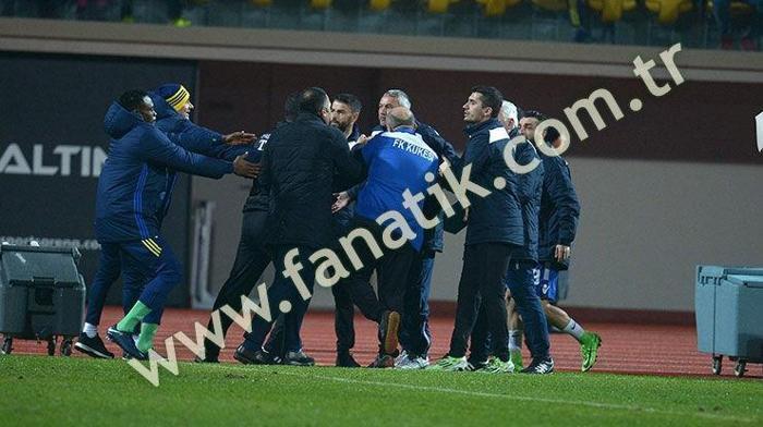 Fenerbahçe-Kukesi maçına damga vuran olay