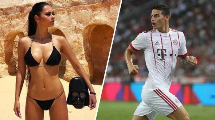 James Rodriguez ile ilişki yaşadığı iddia edilen Helga Lovekaty görenleri büyülüyor