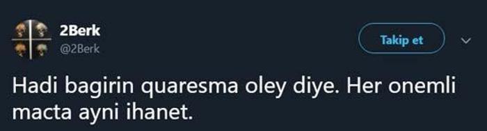 Quaresmaya büyük tepki Şaklabanlık