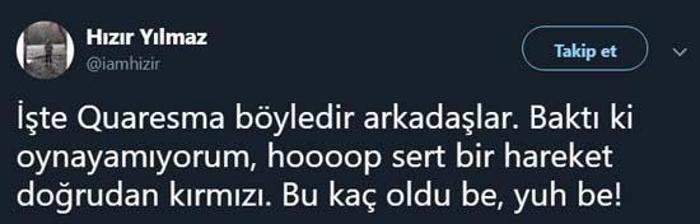 Quaresmaya büyük tepki Şaklabanlık