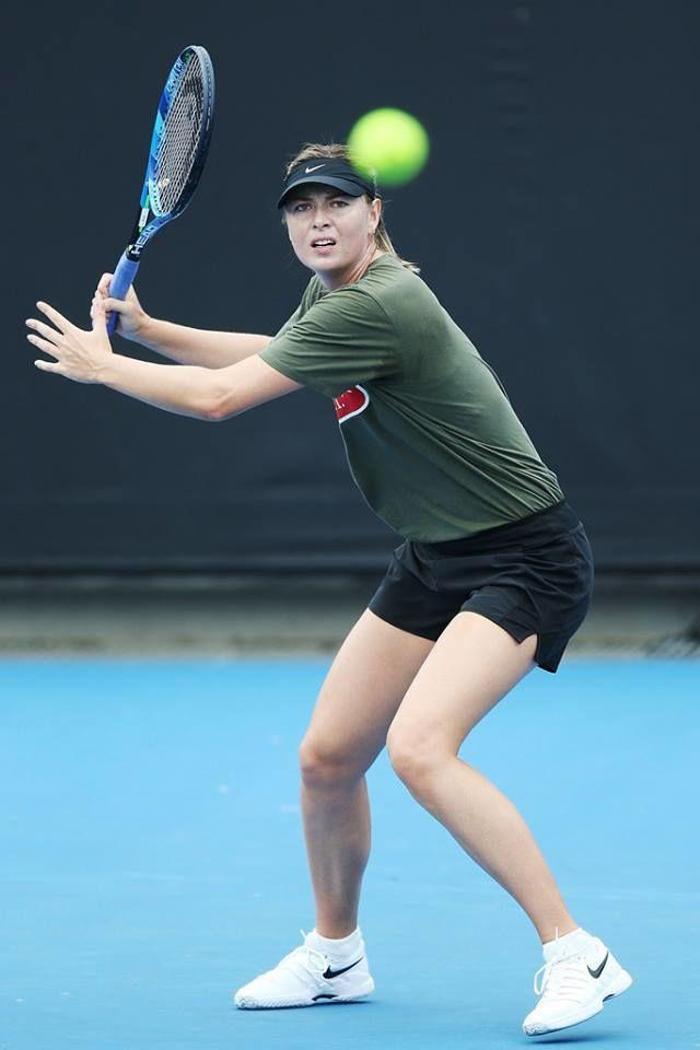 Maria Sharapova Avustralya Açık hazırlıklarına başladı