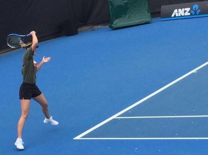 Maria Sharapova Avustralya Açık hazırlıklarına başladı