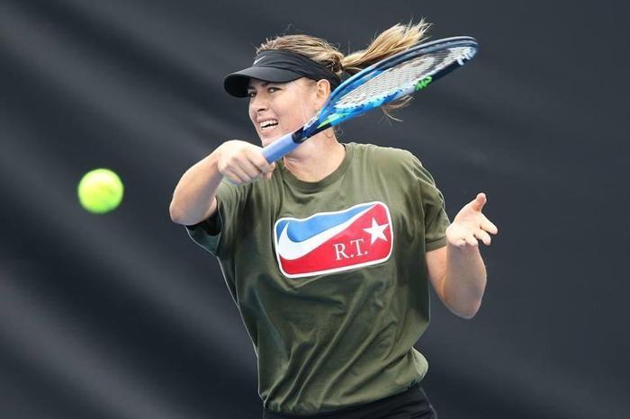 Maria Sharapova Avustralya Açık hazırlıklarına başladı