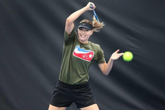 Maria Sharapova Avustralya Açık hazırlıklarına başladı