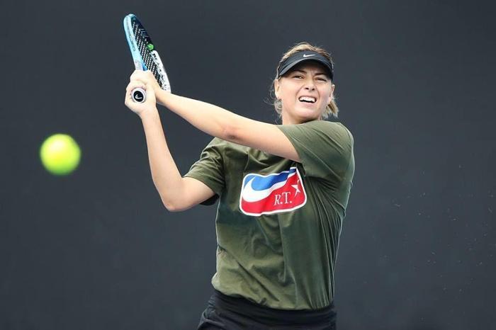 Maria Sharapova Avustralya Açık hazırlıklarına başladı