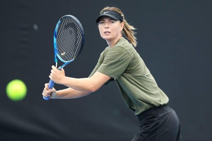 Maria Sharapova Avustralya Açık hazırlıklarına başladı